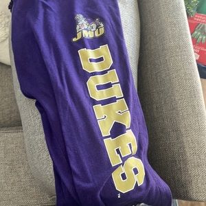 JMU dukes purple joggers